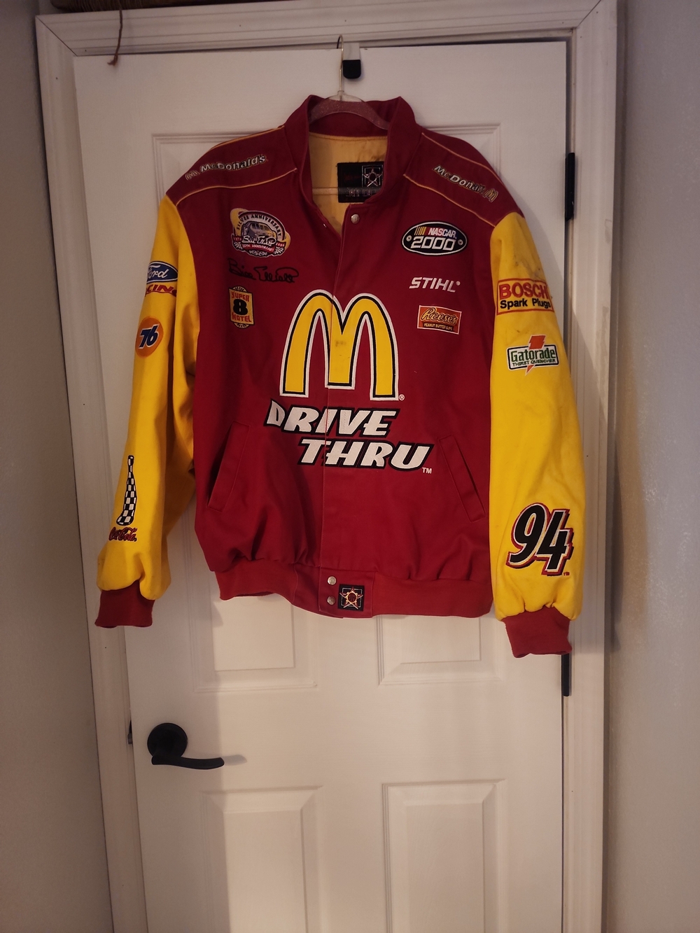 McDonald's Red and Yellow Drive Thru Racing Jacket